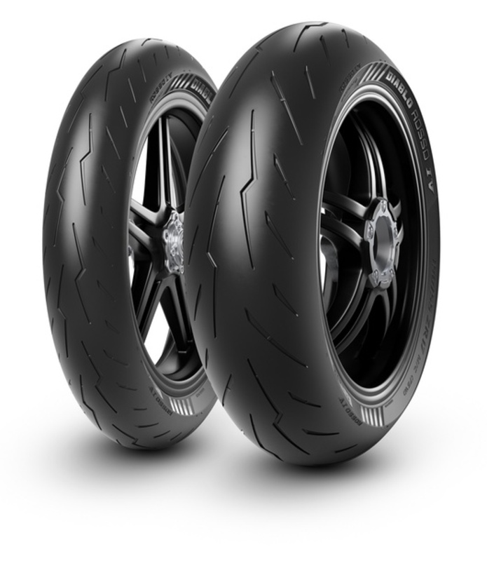 Pneu PIRELLI DIABLO ROSSO IV 180/55 ZR 17 M/C (73W) TL