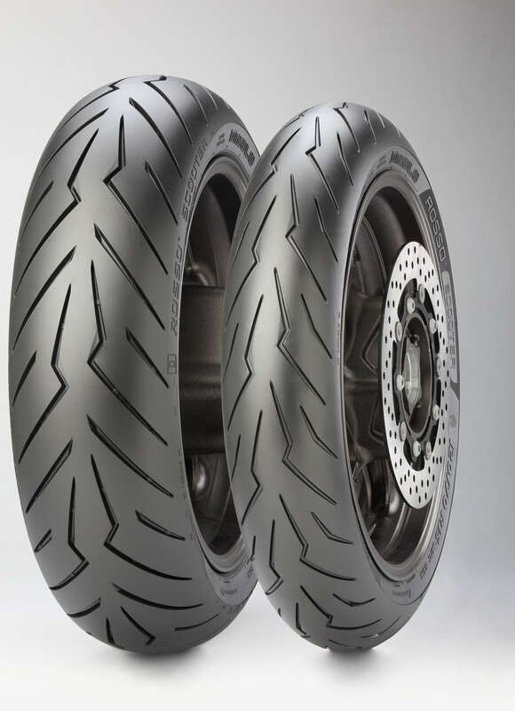 Pneu PIRELLI DIABLO ROSSO SCOOTER (F/R) 90/90-12 TL