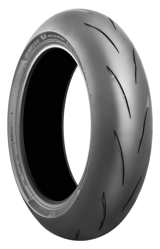 Pneu BRIDGESTONE BATTLAX RS12 ARRIÈRE 190/55 ZR 17 (75W) TL