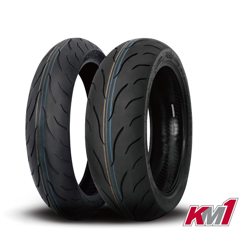 Train de pneus KENDA KM1 (120/70 ZR 17 + 190/50 ZR 17)